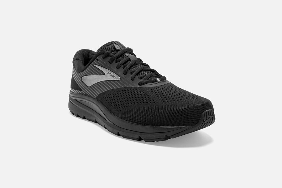 Brooks Running Shoes Mens Black/Grey - Addiction 14 Road - 9685-FOGYH